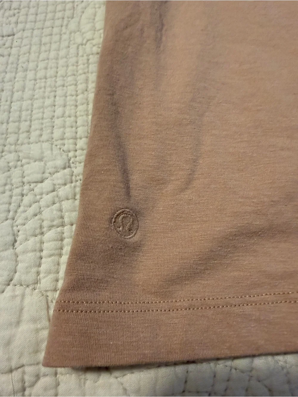 Lululemon Classic Blend T-Shirt, Pink Clay, Size 8